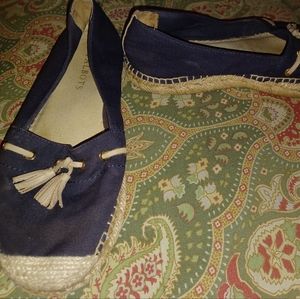 Talbots 6.5 6 1/2 blue Loafers flats shoes